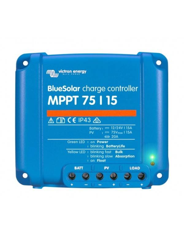 Controllore Victron BlueSolar MPPT 75/15