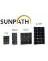 Solar Panel 40Wp Sunpath SPH40P-M