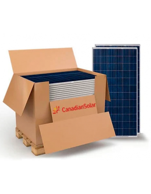 Palete (31 unidades) - Painel solar canadense HiKu7 600W