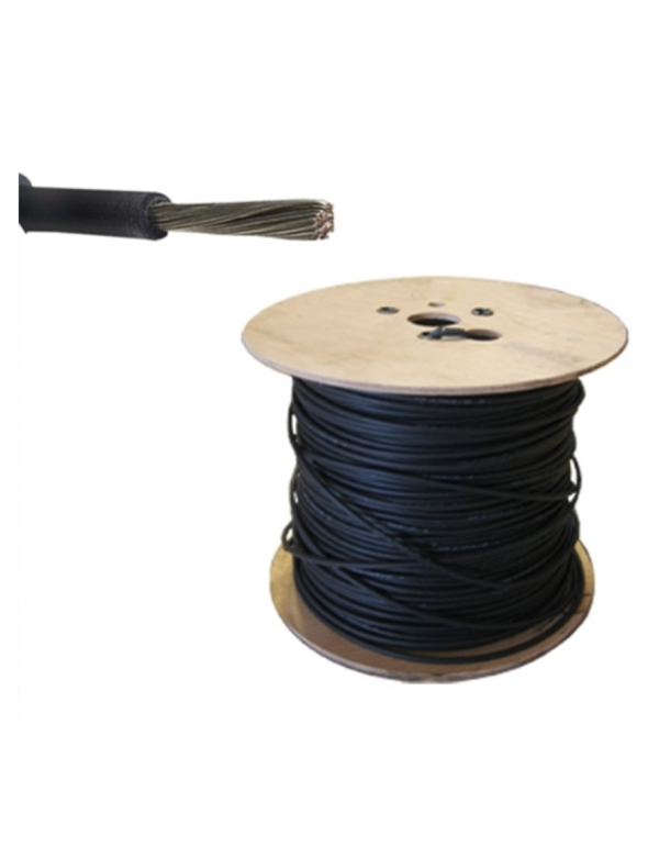 Acheter Câble solaire noir 6 mm² – (100 mètres)