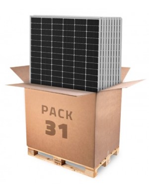 Pallet (31 unidades) - Painel solar Jinergy Mono PERC 660Wp