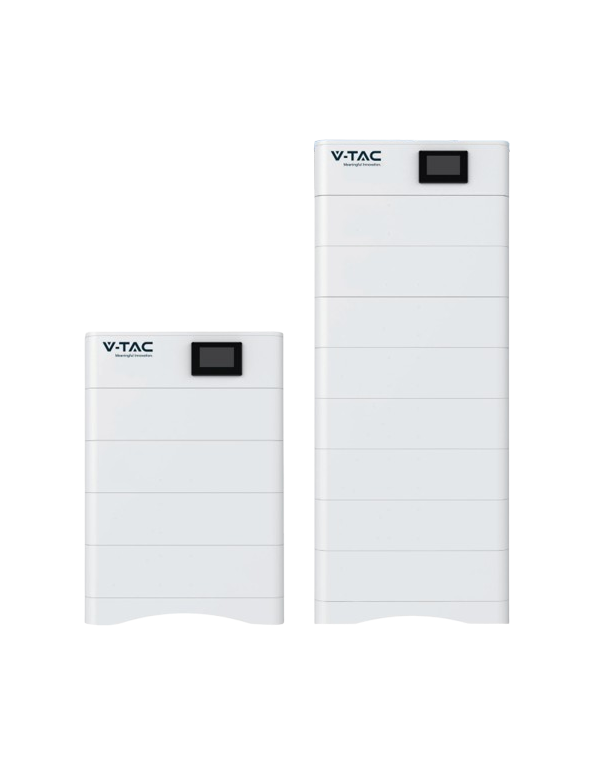 Sistema di Batterie Impilabile V-TAC LiFePO4 20,48 kWh (5,12 x 4)