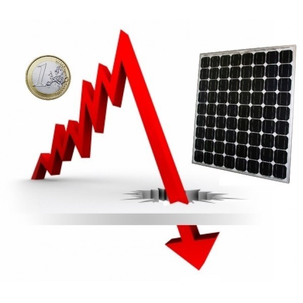 El bajo precio de los paneles solares en España