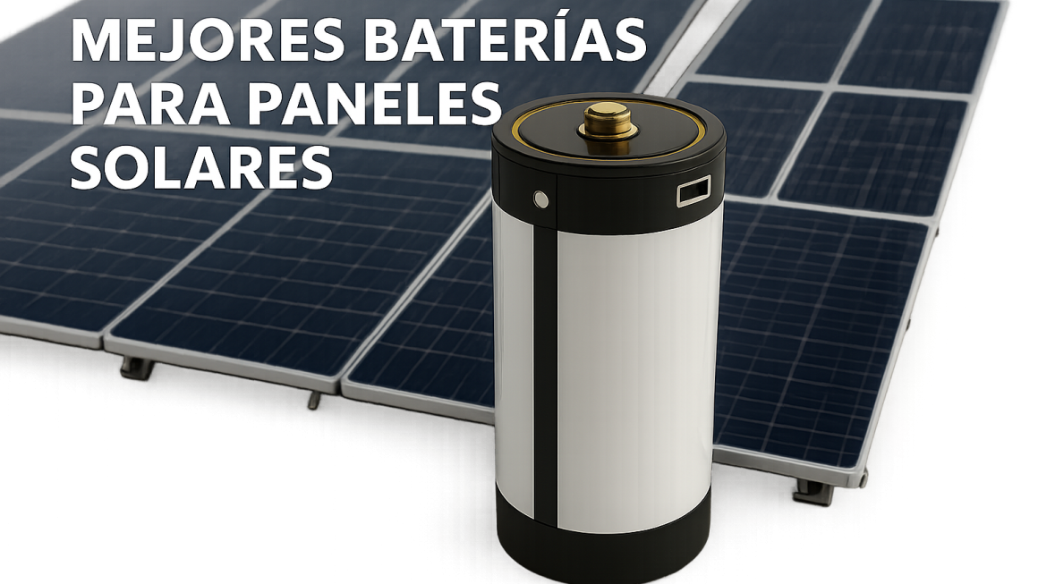 ¿Cuáles son las mejores baterías para paneles solares?