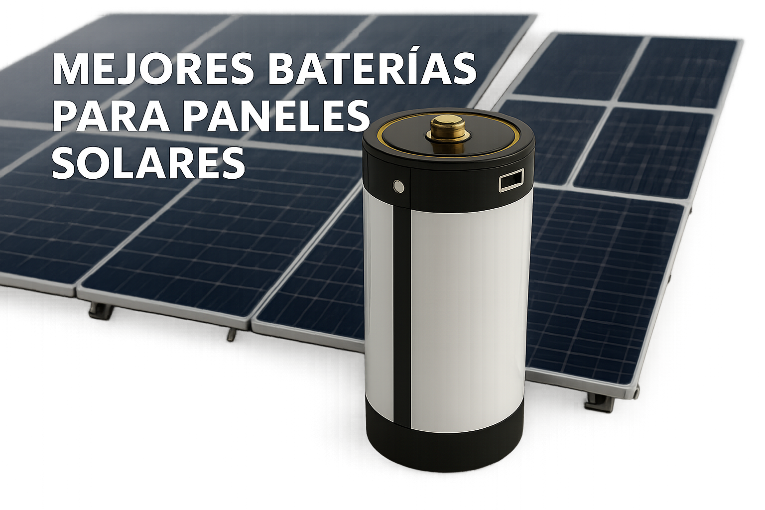 ¿Cuáles son las mejores baterías para paneles solares?