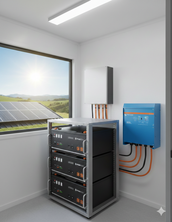 Kit Solar Aislada con Pylontech: Dimensionado y montaje