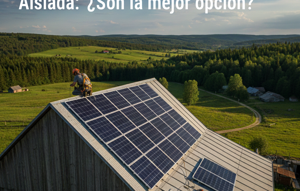 Baterías Tesla para vivienda aislada