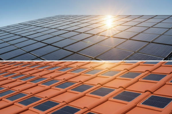 Tejas Solares vs. Paneles Tradicionales: Comparativa de Precio y Eficiencia