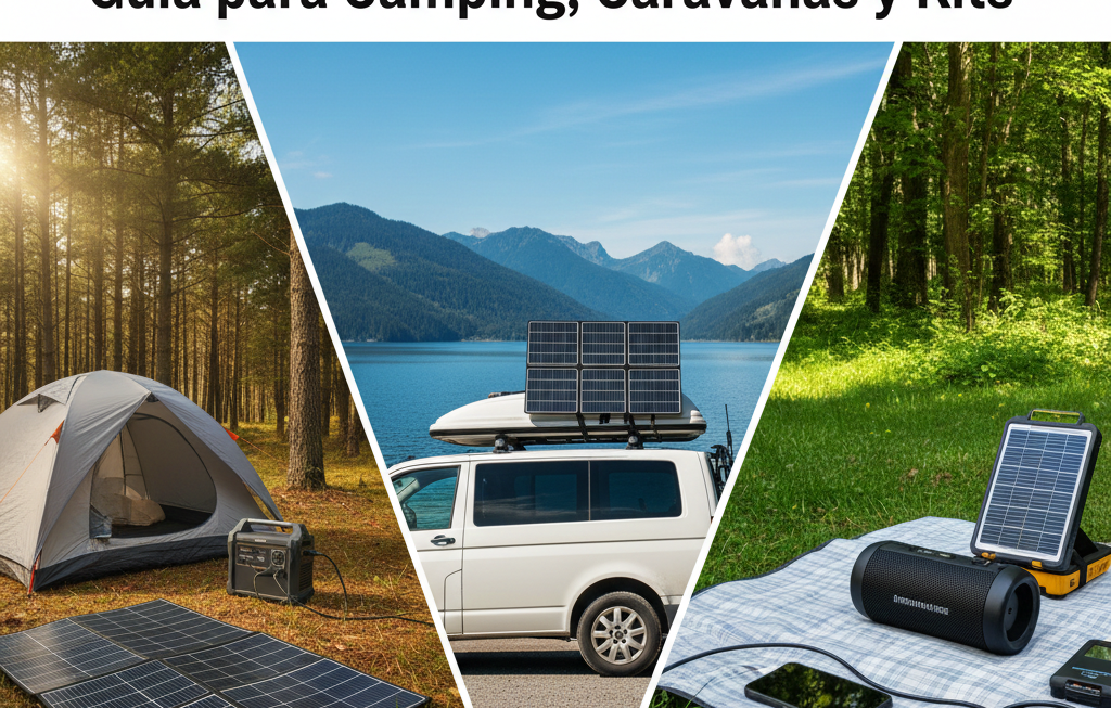 Paneles solares portátiles para caravanas
