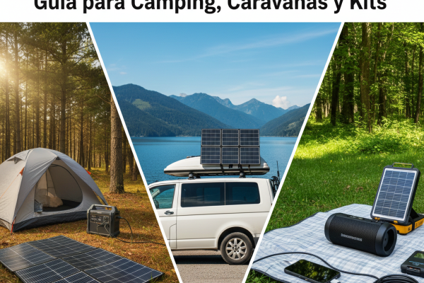 Paneles Solares Portátiles: Guía para Camping, Caravanas y Kits