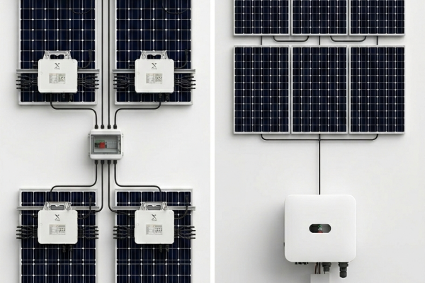 Inversor de String vs Microinversores: ¿Qué sistema elegir para tu tejado?