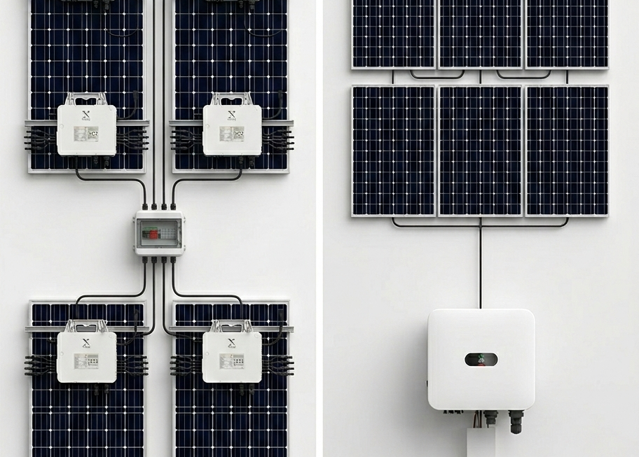 Inversores de string vs microinversores