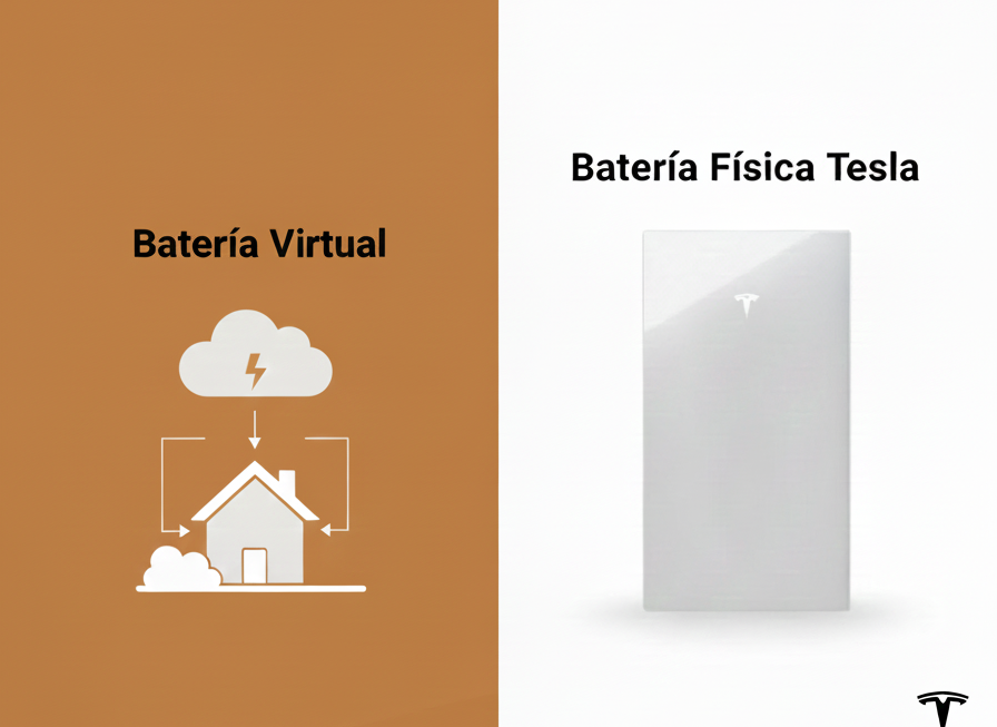 Batería física Tesla o Batería virtual?