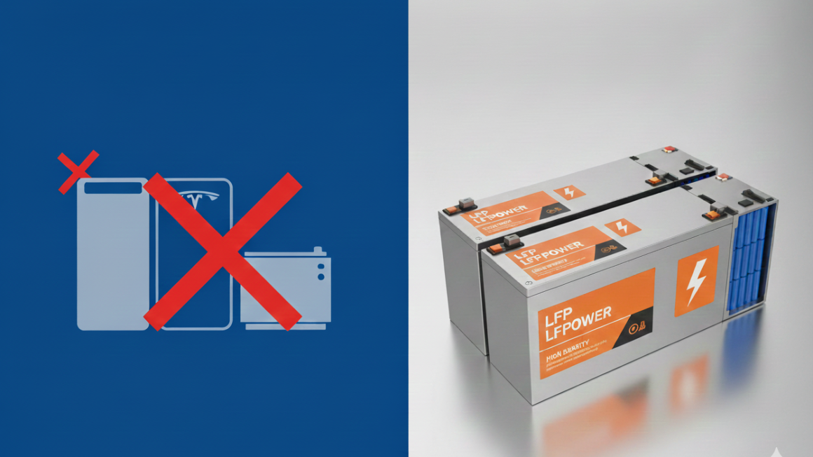 Baterías LFP vs Powerwall