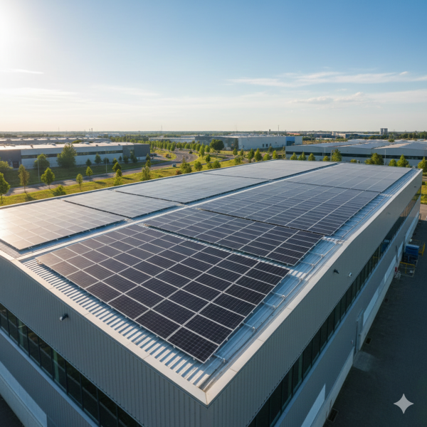 Autoconsumo solar en naves industriales: Cálculo de ahorro real