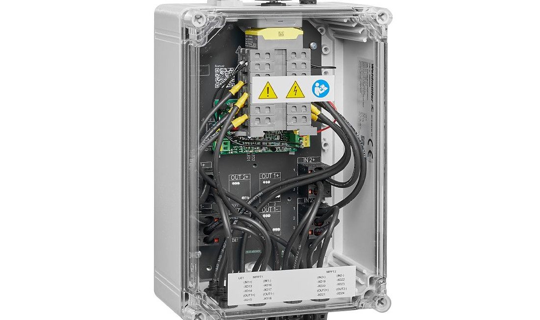 Interruptor de Bombero Weidmüller PV Next 1100V 2MPP 4 Entradas MC4-Evo 2