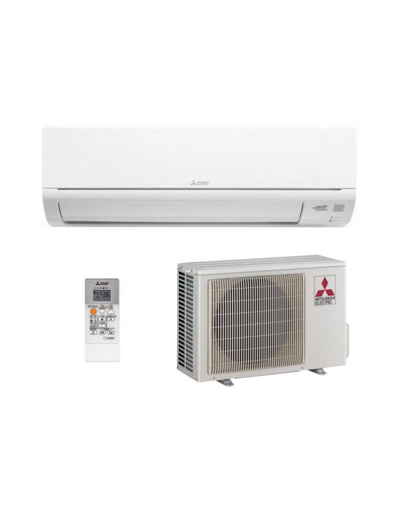 Conjunto Split para aire acondicionado de Mitsubishi de 2.5kW con control wifi opcional